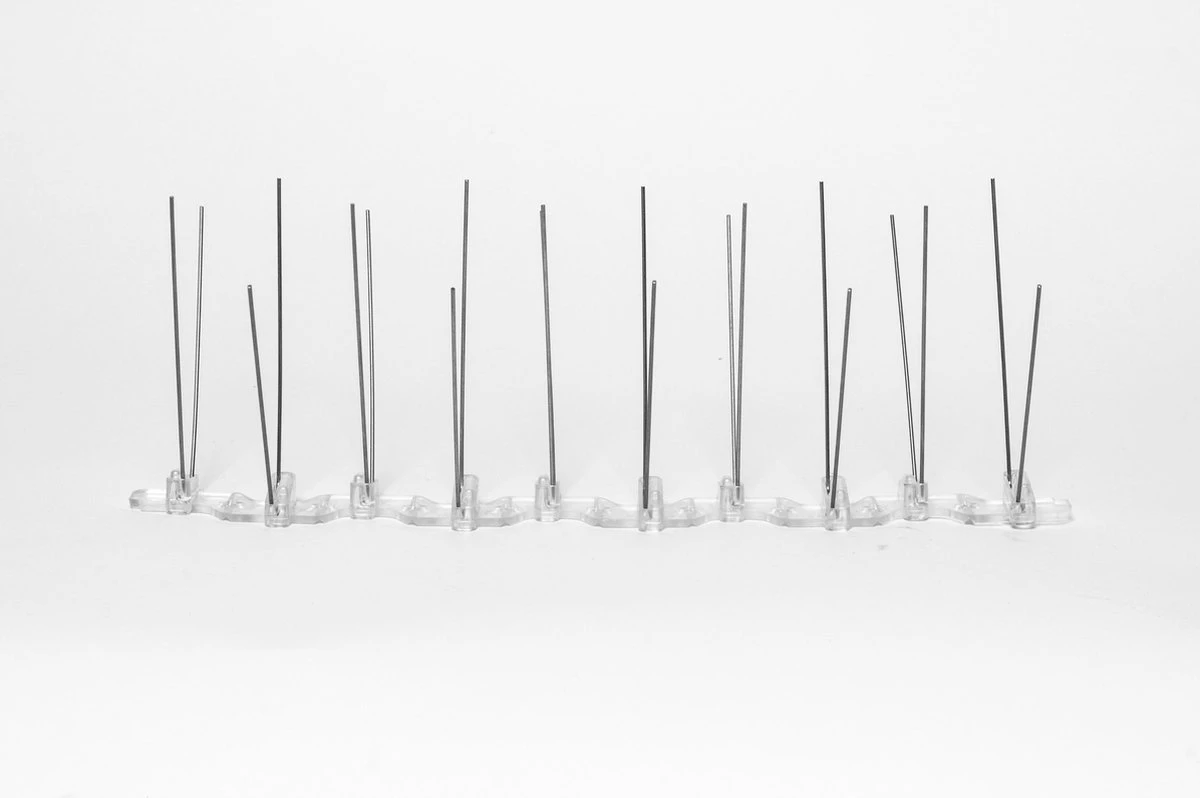 PRIXXS - Duivenpinnen Duivenverjager RVS 304 | 33,5 Cm | Vogelwering | 10 Jaar Garantie