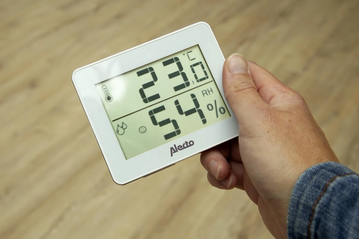 Alecto WS-55 - Thermometer & Hygrometer Voor Binnen - Wit - Afbeelding 2