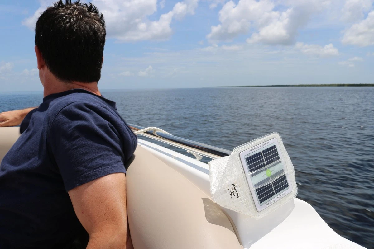 Solight Solarpuff - LED Lantaarn - Zonne Energie Lampje - Waterdicht - Opvouwbaar - Tuinlamp - Camping - Boot Verlichting - Afbeelding 8