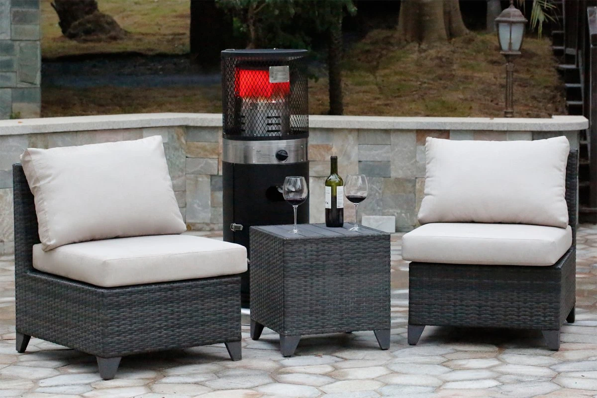 Balioutdoors Lounge Terrasverwarmer 7.3kW -Staande Heater - Gas - Incl. Gasdrukregelaarset 30 Mbar & Slang 50 Cm - Model SRPH92 - Afbeelding 8