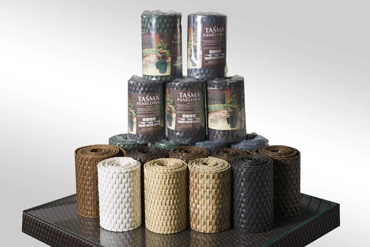 1 Rol Privacyband - Vlechtband Voor DSM Hekwerk Imitatie Rotan Groen 255x19cm - Afbeelding 6