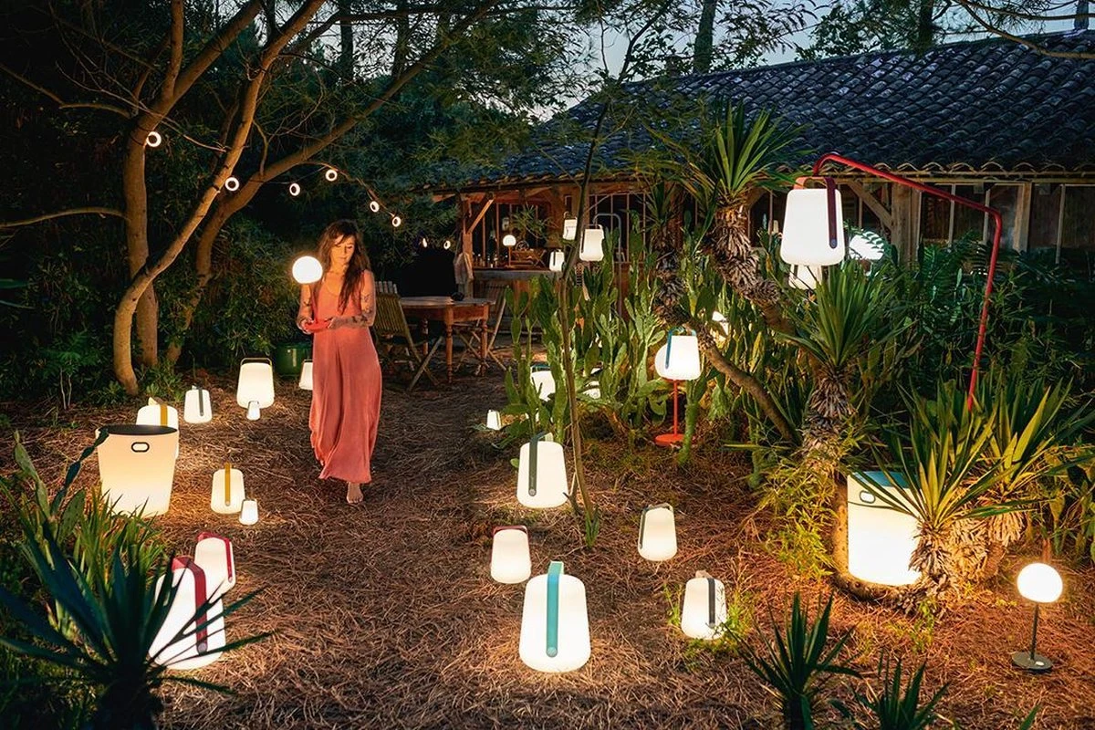 Fermob Balad Tafellamp Voor Binnen En Buiten Oplaadbaar H25cm : Cactus - Afbeelding 4