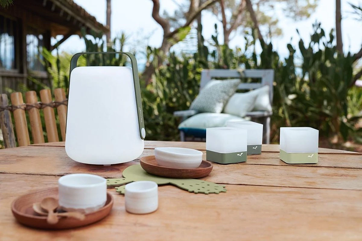 Fermob Balad Tafellamp Voor Binnen En Buiten Oplaadbaar H25cm : Cactus - Afbeelding 5