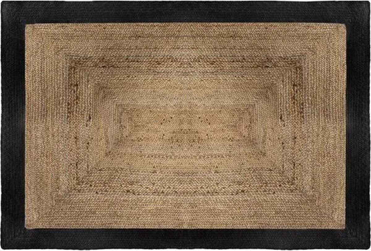 Jute Kleed Met Zwarte Rand 170 Cm X 120 Cm - Afbeelding 5
