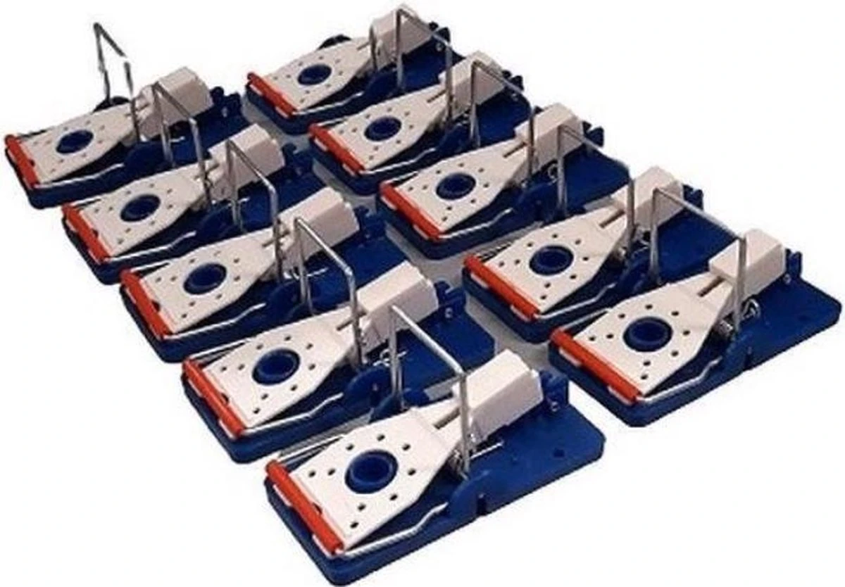 10 X Herbruikbare En Humane Muizenvallen Voor Binnen En Buiten - Muizenval