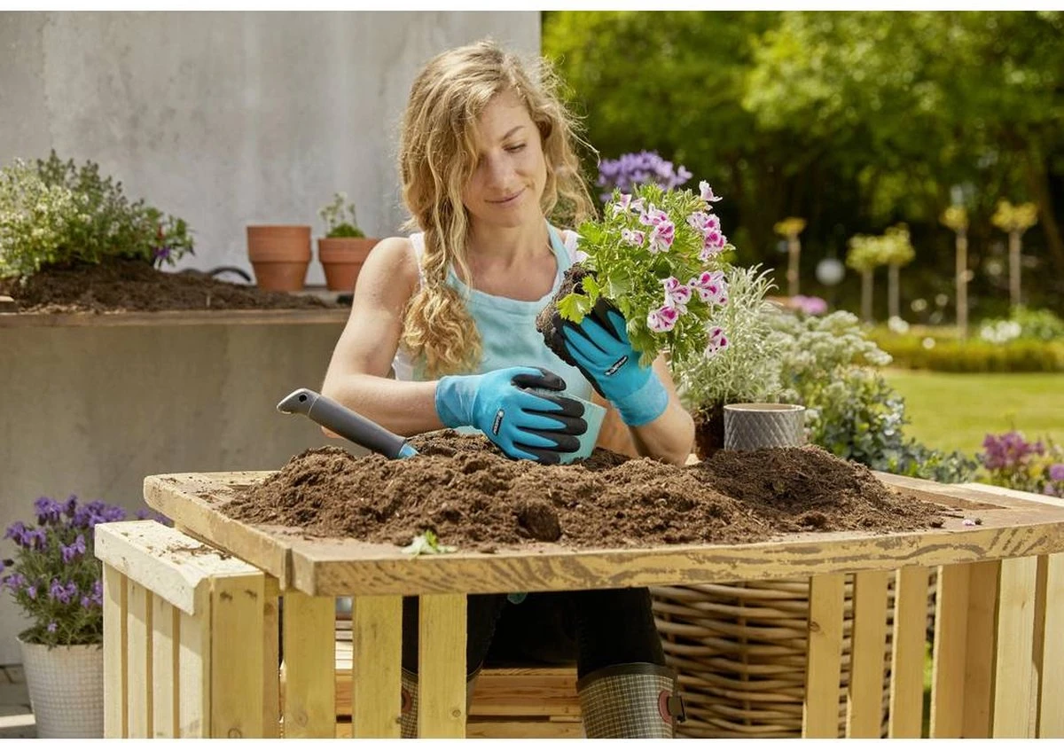 Gardena Plant- En Bodem Handschoen - Maat: M - Afbeelding 3