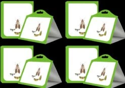 Insect Trap - Mottenval 4x Stuks - Bescherm Uw Kleding En Wollen Truien - Bevat Geen Insecticiden