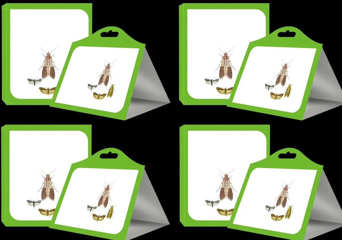 Insect Trap - Mottenval 4x Stuks - Bescherm Uw Kleding En Wollen Truien - Bevat Geen Insecticiden