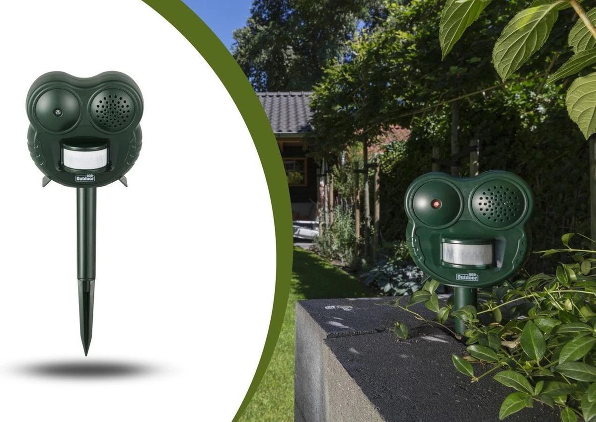 909 Outdoor - Ultrasone Dierenverjager - 4x AA-Alkalinebatterijen - 13,6 X 7,5 X 13 Cm - Afbeelding 10