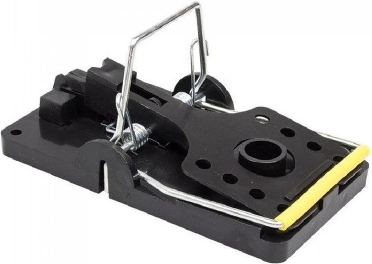 Merkloos 4x Rattenval / Rattenklem - Kunststof/metaal - Afbeelding 2