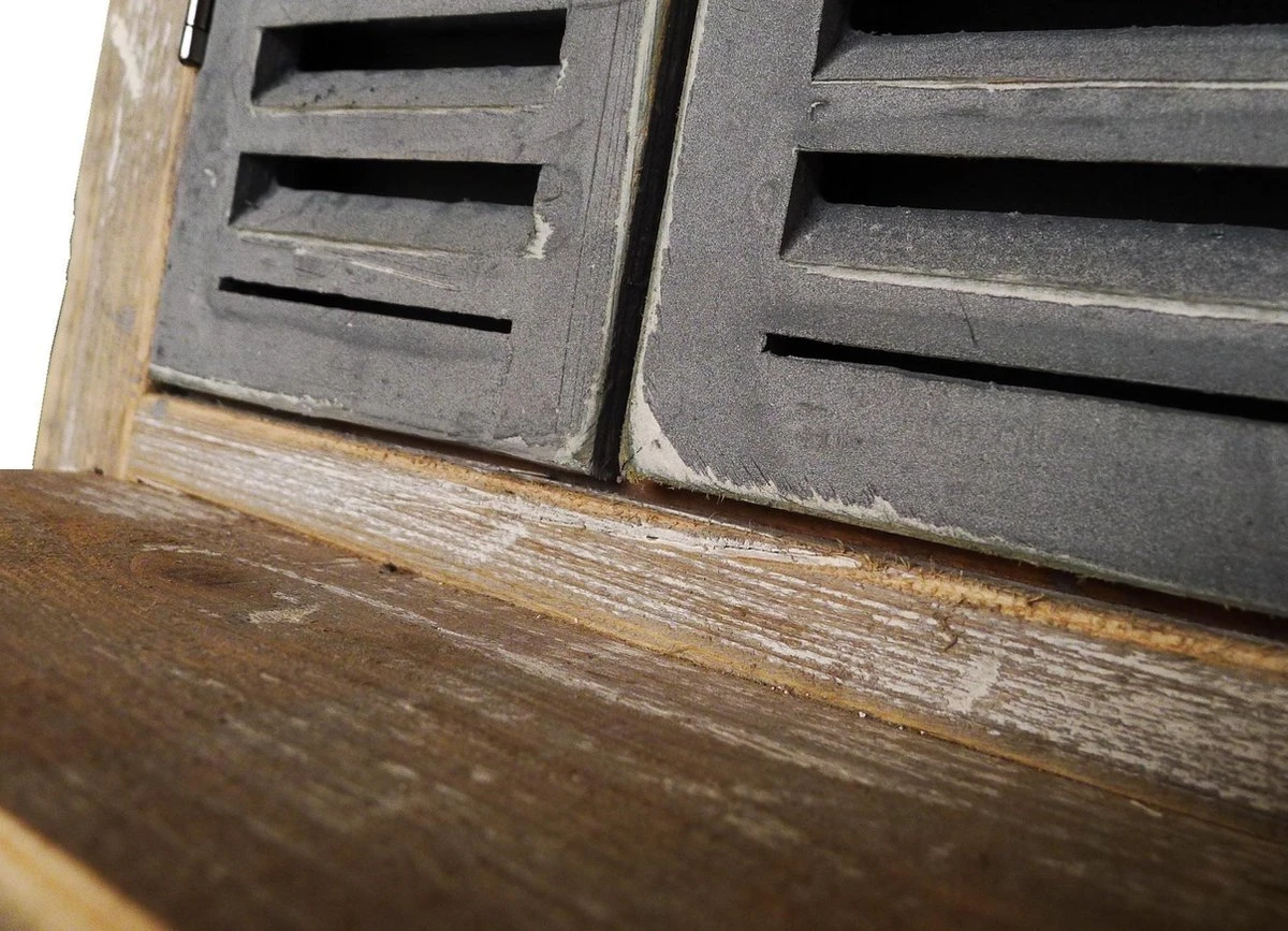 Wandspiegel Louvre Vensterbank Bruin Spiegel Met Luiken Huis En Tuin - Afbeelding 2