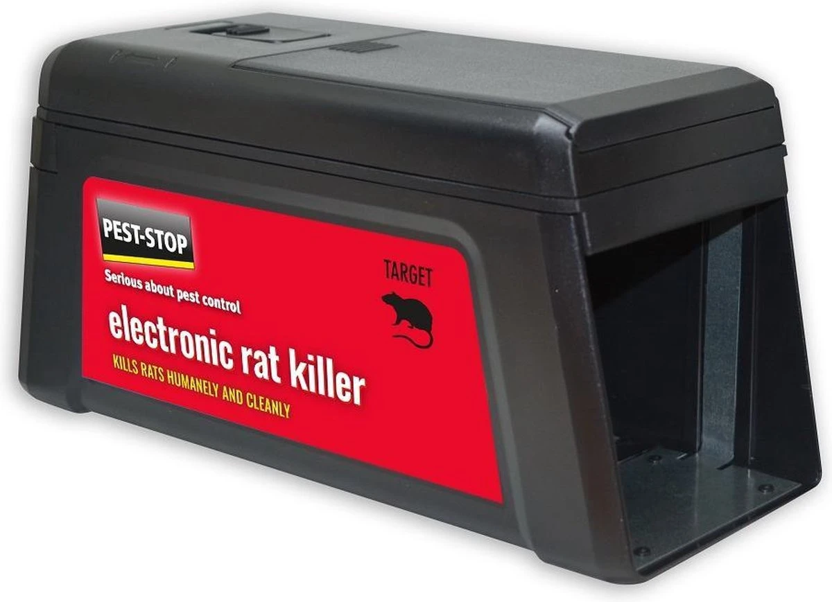 Pest-Stop - Elektrische Rattenval - Tegen Ratten En Muizen - Werkt Op Batterijen
