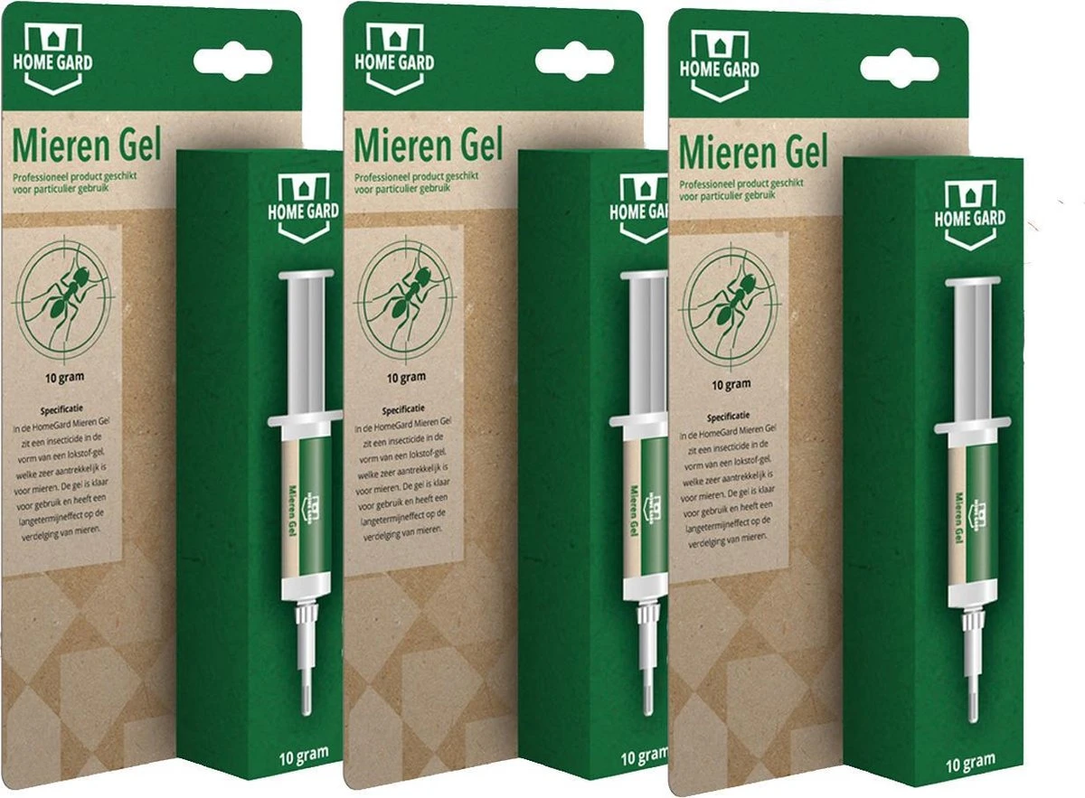 VOORDEEL PAK: 3 Stuks Mierengel - Gel Tegen Mieren - Mierengif - Mieren Bestrijden