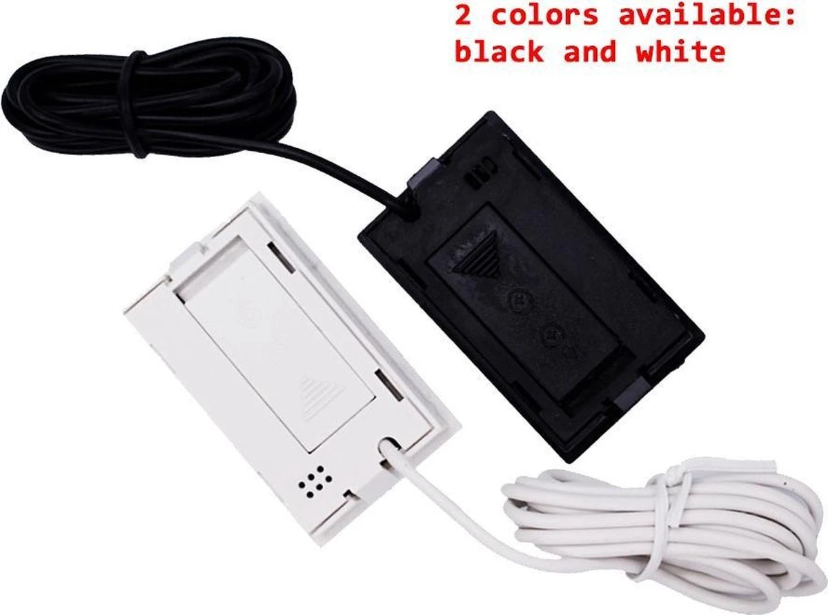 Thermometer Zwart LCD Met Sonde (voor Aquarium E.d.) - Afbeelding 2