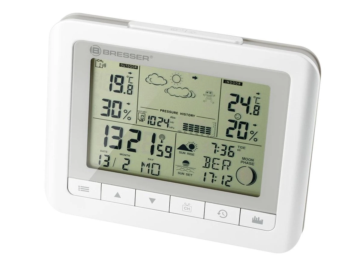 Bresser Weerstation - ClimaTrend WFS - Incl. Buitensensor - Wit - Afbeelding 2