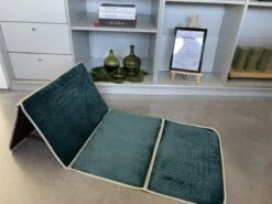 GEBEDSKLEED.EU Gebedskleed Met Rugleuning Donkergroen - Ramadan - Eid - Islam