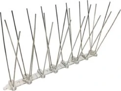 Merkloos Duivenpinnen Inclusief Bevestigingstape - Vogelpinnen - Meeuwenpinnen - 25 Centimeter Breed - Alle Ondergronden