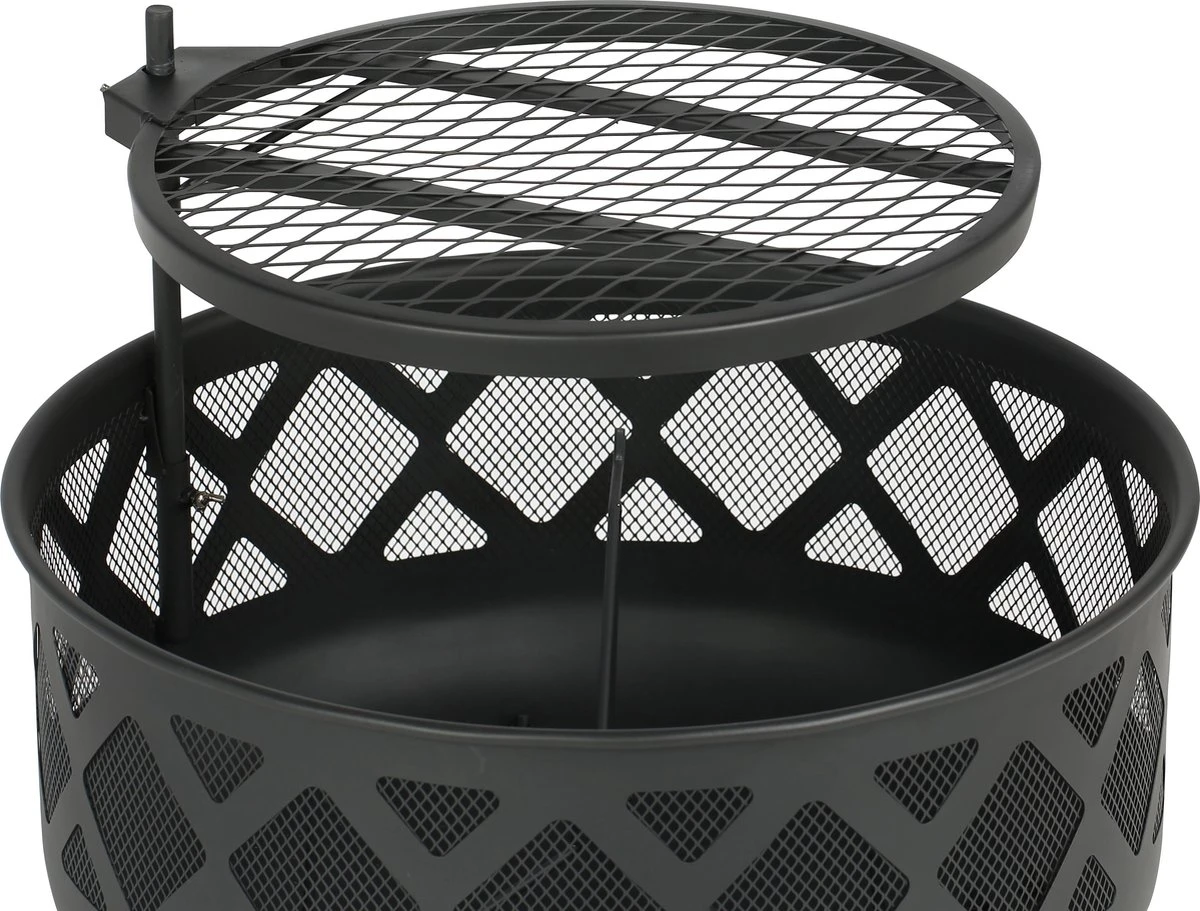 Bali Outdoors BBQ Vuurgrill -Vuurschaal - 61.8cm - Tuinhaard - Houtskool BBQ Grill - Afbeelding 4