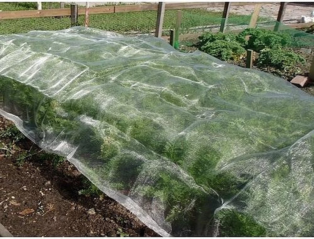 Biogroei Nettect - Insectennet - Insectengaas Tegen Koolvliegen En Andere - 210 Cmx450 Cm - Afbeelding 9