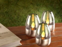 Wetelux Solar Theelichtjes - Set Van 3