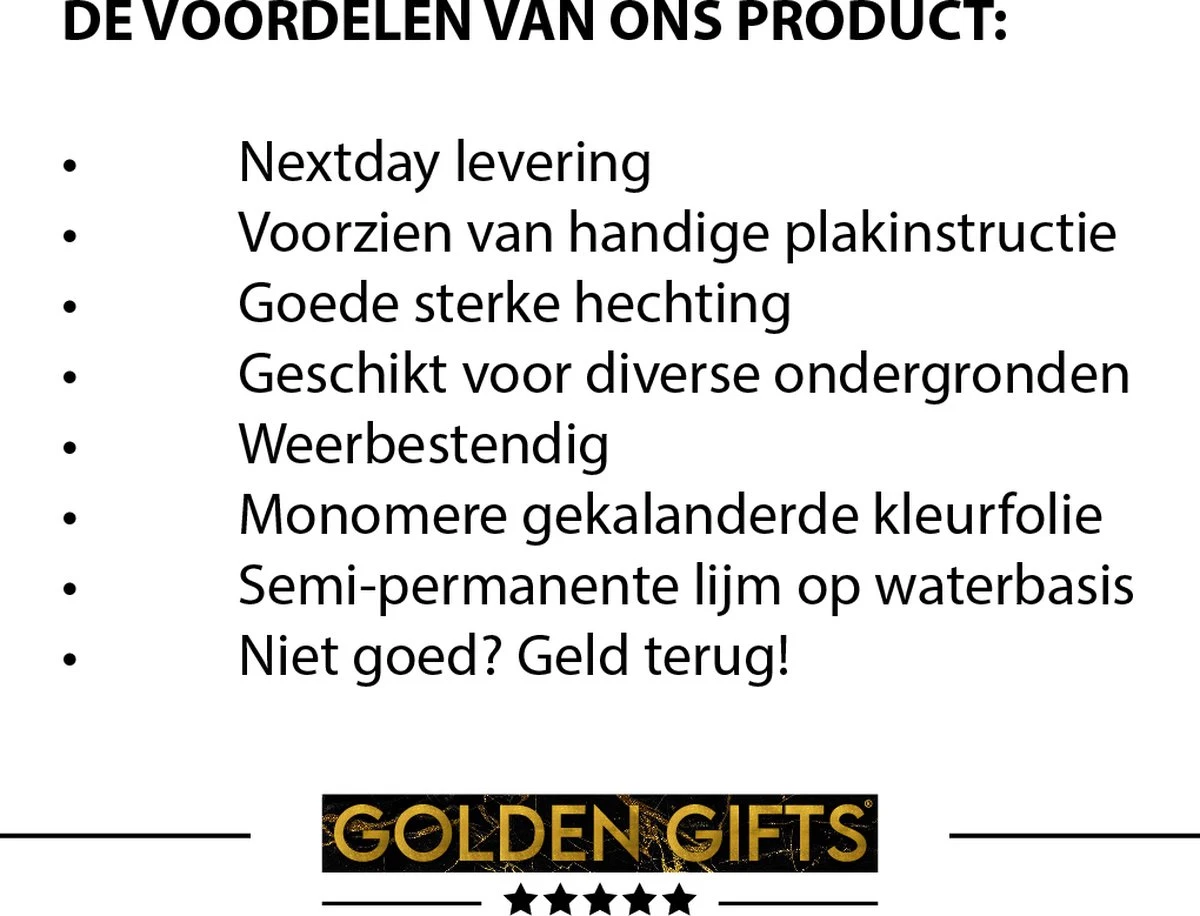 Goldengifts.nl - Container Sticker - 3 Delige Voordeelset - Huisnummer - GFT - REST - PAPIER - 20x22 Cm - Wit - Afbeelding 2