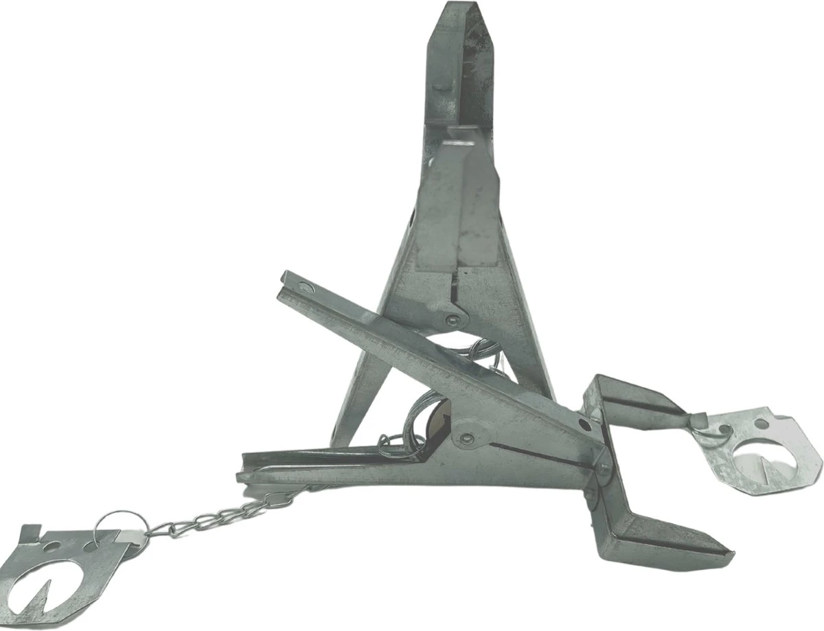 Qualix Mollenklem 2x - Professionele Mollenval - Mollenverjager - Mollenbestrijding - Woelmuizenval - Dubbel Verzinkt - Met Plaatje - Afbeelding 2