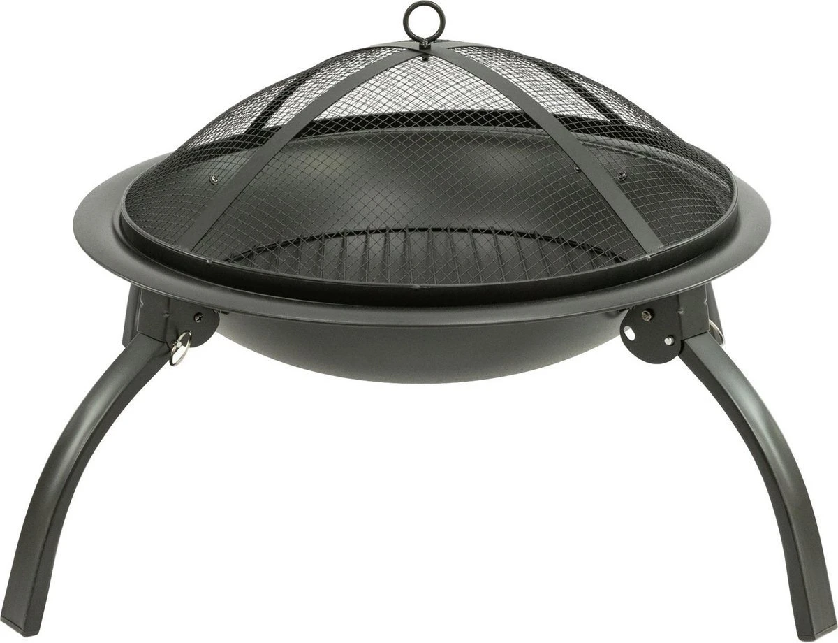 MaxxGarden Vuurschaal - Terrashaard - Vuurkorf - Opvouwbaar - Rond - 56cm
