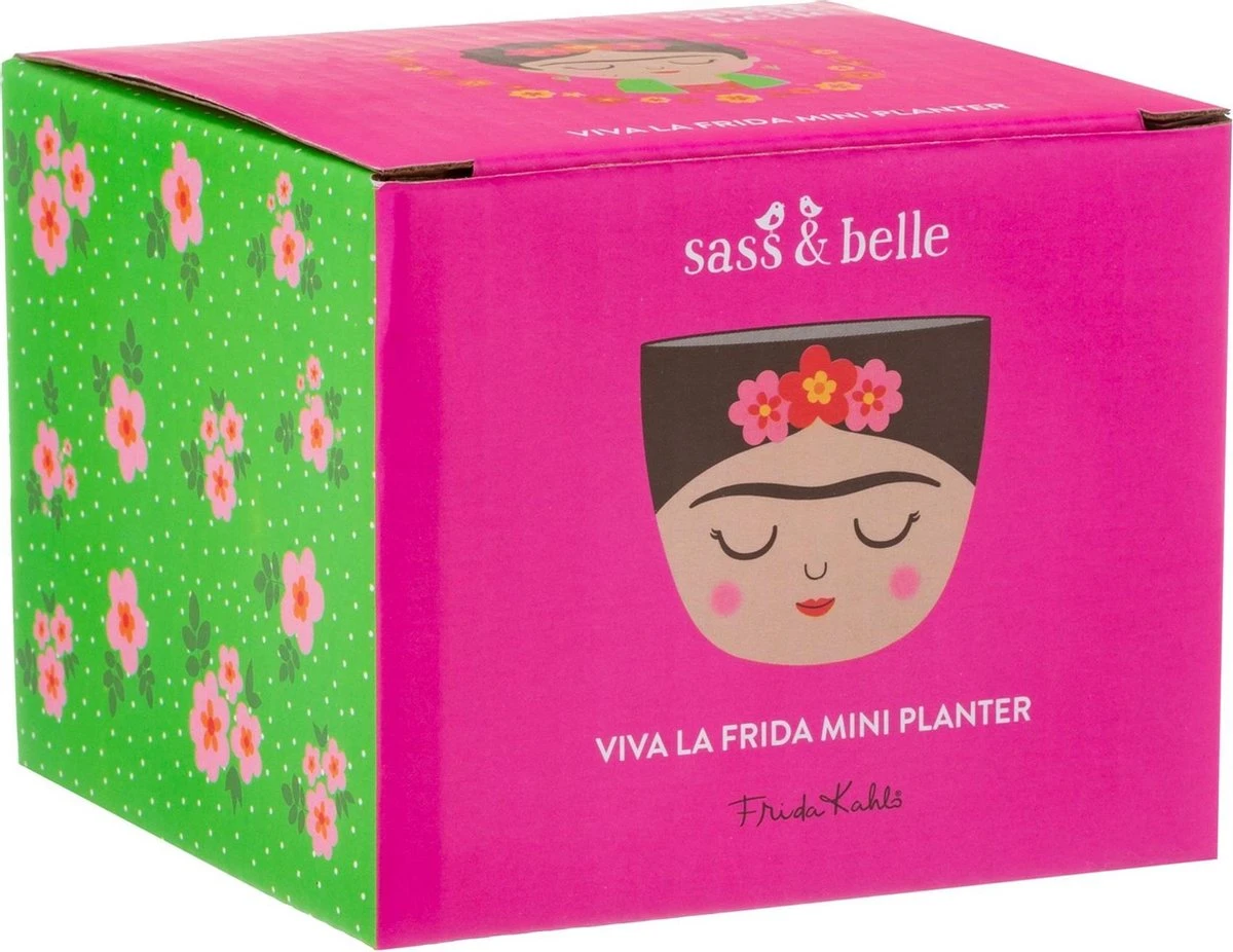 Frida Kahlo Kleine Bloempot - Sass & Belle - Afbeelding 2