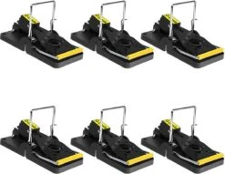 Merkloos Q-Deals Muizenval - 6 Stuks - 100% Pakkans – Duurzaam - Snel - Muizenvallen Voor Binnen En Buiten