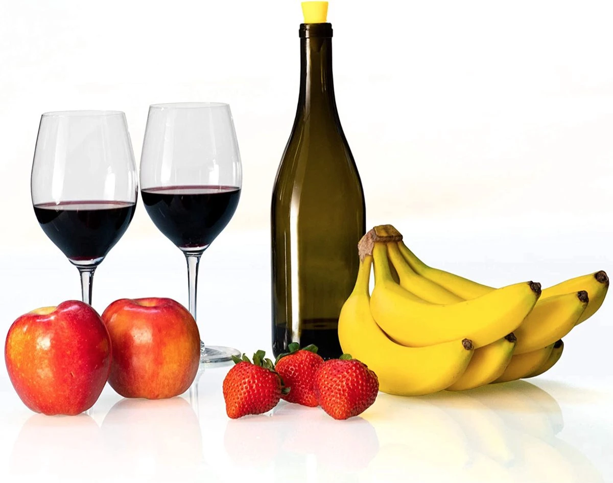 Merkloos Fruitvliegjes Vanger - Vliegenvanger - Vliegenverjager Voor Op Tafel - Rouwvliegjes Bestrijden - Vliegen - Siliconen - Fruitvliegjes Vallen - 2 Stuks - Afbeelding 5