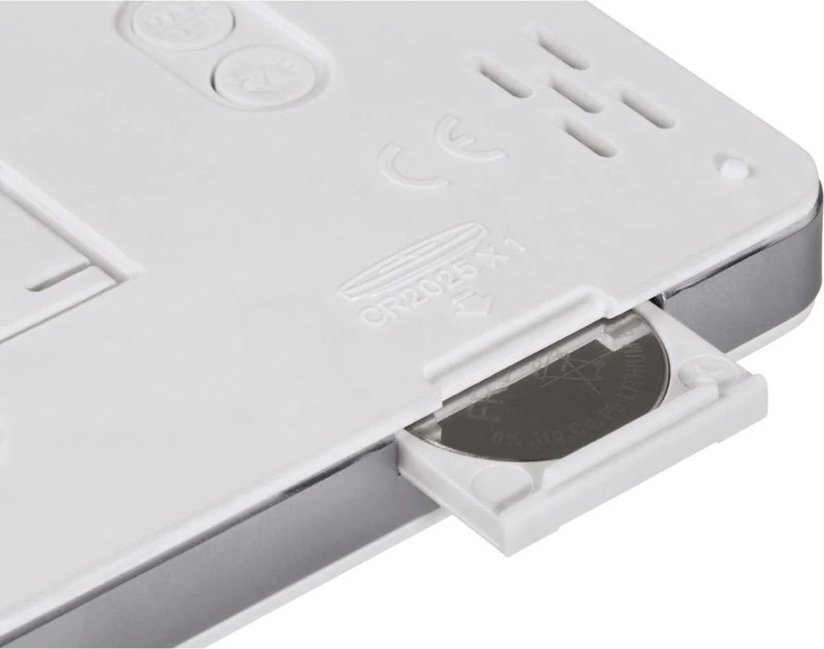 CoolHome HM 2101 - Thermometer - Hygrometer - Thermo/Hygrometer - Wit Design - Afbeelding 3