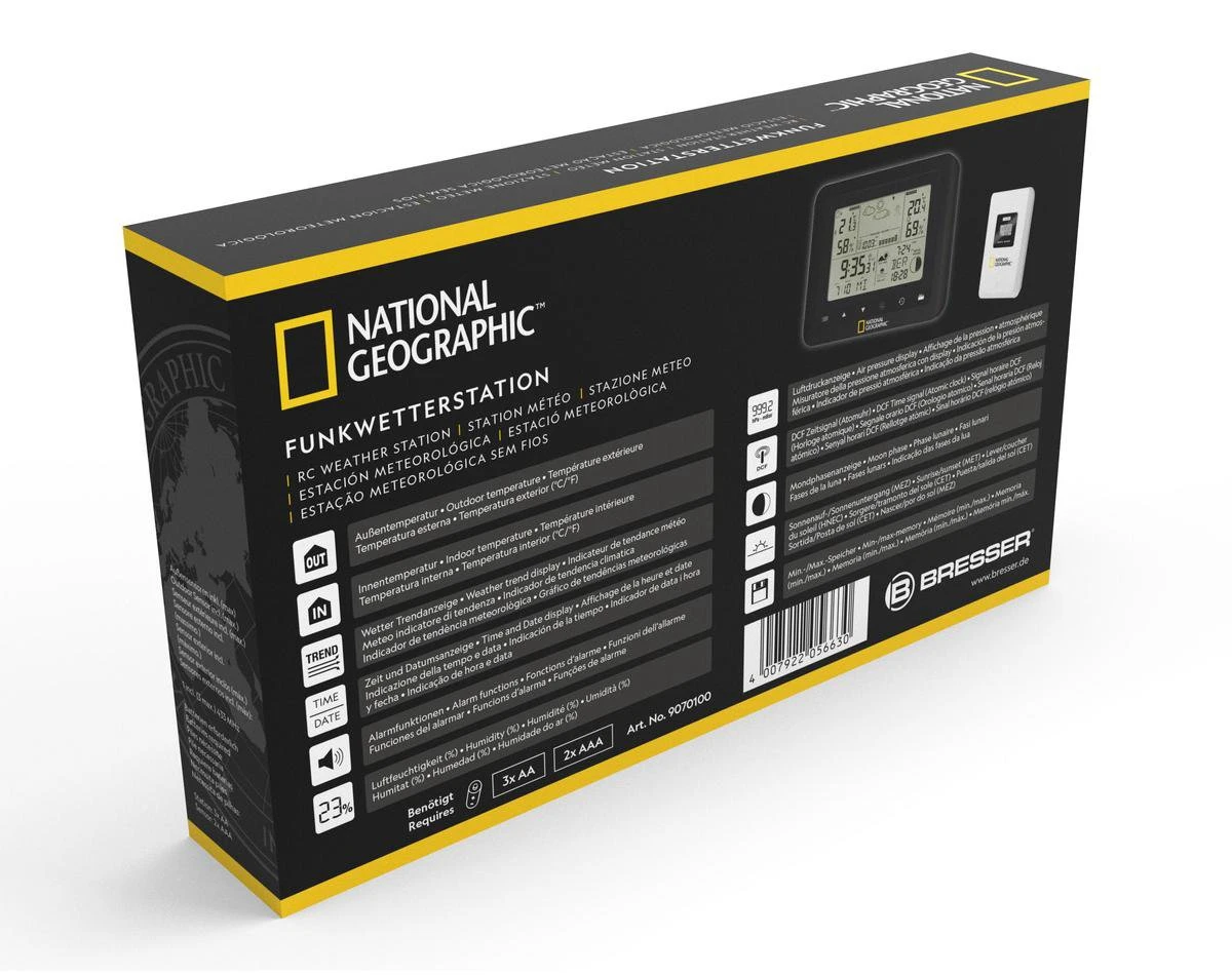 National Geographic Weerstation - Temeotrend - Binnen & Buiten - Draadloos - Afbeelding 4