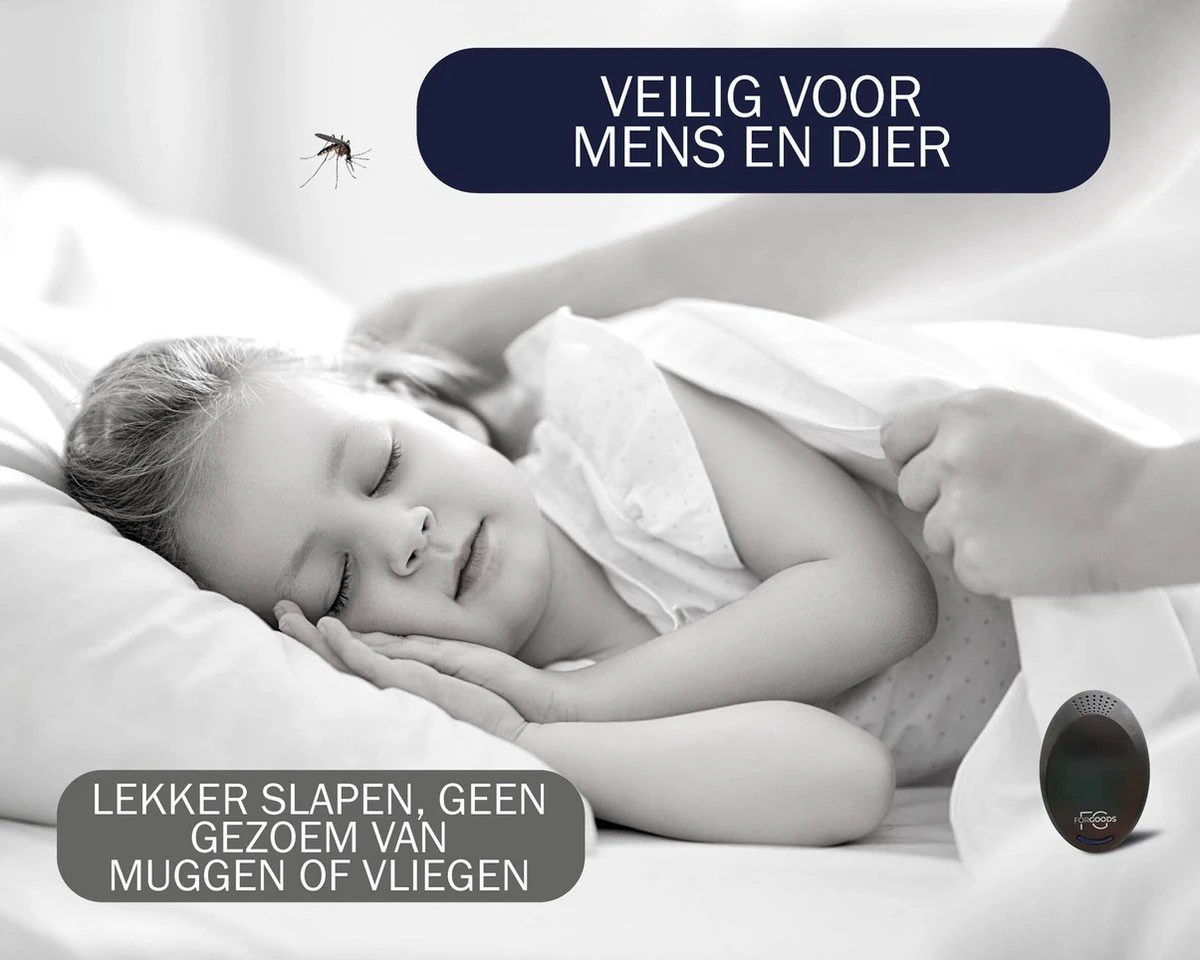 Merkloos Forgoods Ultrasone Muizenverjager En Ongedierte Verjager - Muizenverjager - Pest Reject - (1 Stuk Wit) - Ook Verkrijgbaar In Zwart - Afbeelding 5