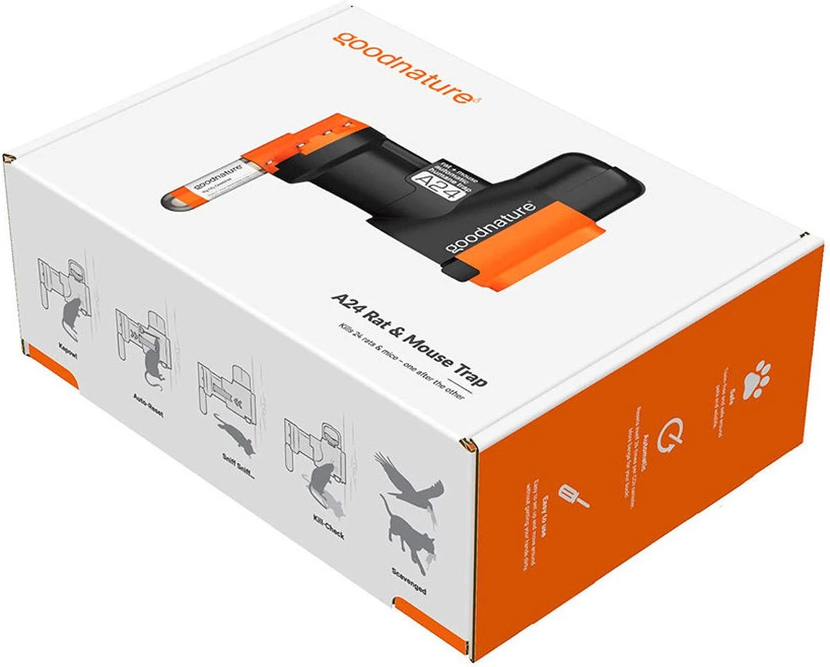 Goodnature A24 Met Teller - Rattenval - Muizenval - Rat - Muis - Afbeelding 2