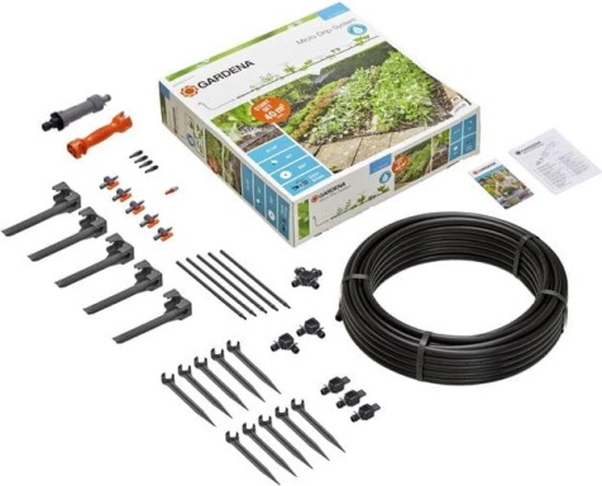 GARDENA Micro Drip System Bloembed En Moestuin Startset Druppelsysteem - 25 Meter - Afbeelding 8