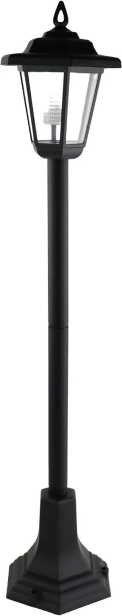 Orange85 Lantaarn - Solar LED - Zwart - Tuin - 83 Cm - Zonne Energie