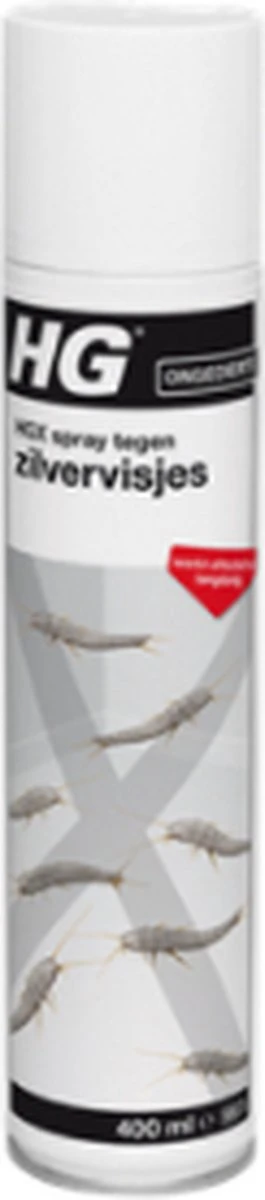HGX Spray Tegen Zilvervisjes - 13463N - 400ml - Effectief Tegen Zilvervisjes - Vlekvrij - Werkt Tot 6 Weken - Afbeelding 6
