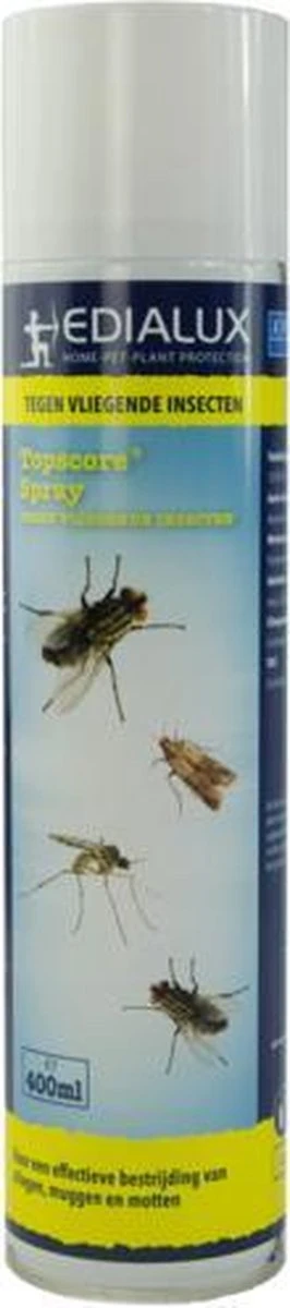 EDIALUX Topscore Spray 400 Ml Tegen Vliegen - Muggen - Motten - Afbeelding 4
