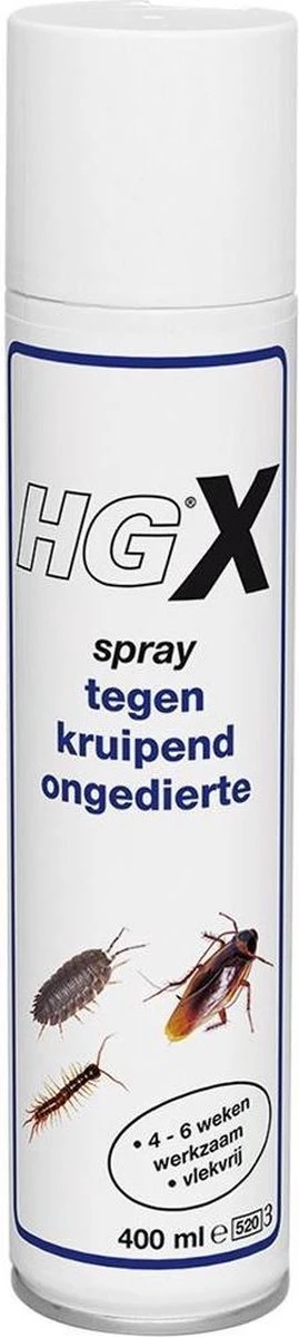 HGX Spray Tegen Kruipend Ongedierte - 12910N - 400ml - Zeer Krachtig Middel - Vlekvrij - Werkt Tot 6 Weken - Afbeelding 6