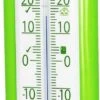 EcoSavers Thermometer Binnen En Buiten Met Advieswaarden Voor Vriezer , Koelkast En Woonkamer | Hoge Kwaliteit | Kunststof Wit Groen