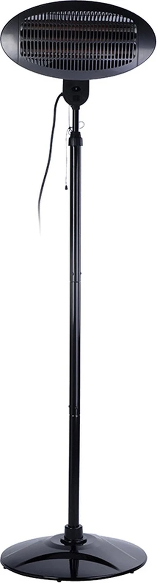 Merkloos Exellent Electrics Terrasverwarmer - Staand - 3 Warmte Standen - Tot 2000 Watt