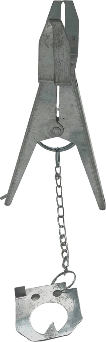 Qualix Mollenklem 2x - Professionele Mollenval - Mollenverjager - Mollenbestrijding - Woelmuizenval - Dubbel Verzinkt - Met Plaatje - Afbeelding 4