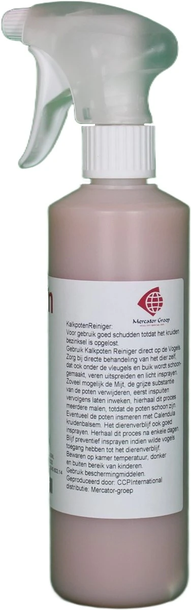 Kalkpoten Spray - Schurftmijt - Kippen - Voorkom Gevaarlijke Stress - Mercator - Afbeelding 2