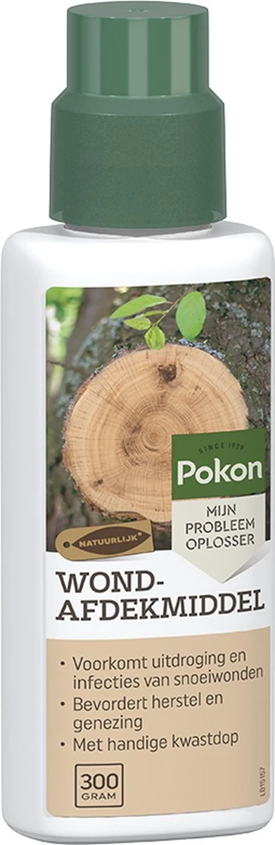 Pokon Wondafdekmiddel - 300gr - 100% Natuurlijke Grondstoffen - Met Handige Kwastdop - Afbeelding 2