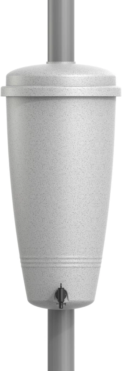 Elho Green Basics Rain Catcher 33 - Regenton Voor Balkonbuiten - Ø 33.5 X H 73.5 Cm - Grijs/Living Concrete - Afbeelding 8