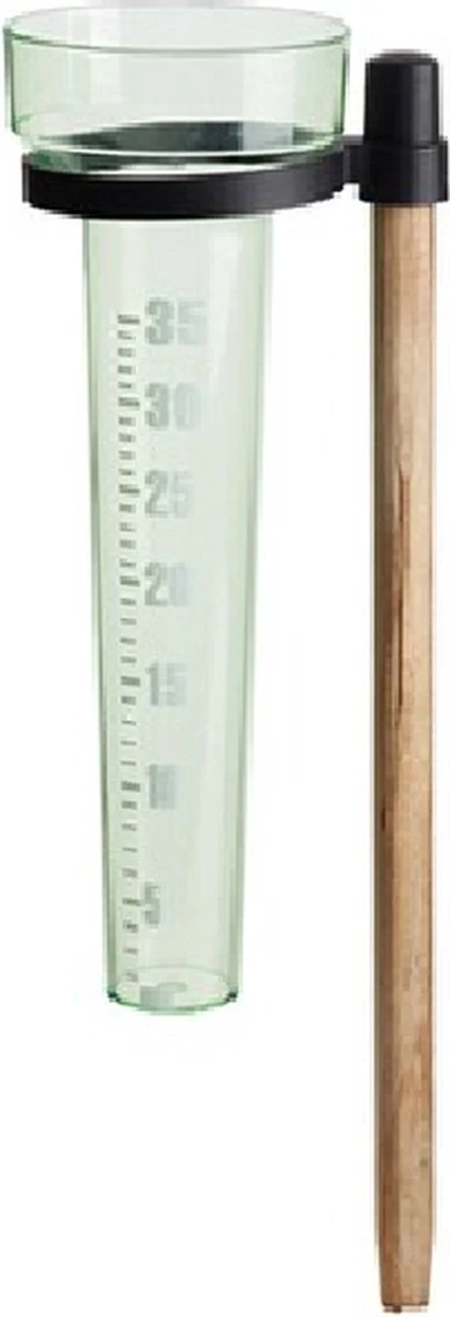 Benson Regenmeter/neerslagmeter Plexieglas Op Een Stok Kunststof/hout 36 Cm - Afbeelding 4