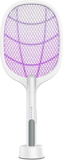 Elektrisch Oplaadbare Vliegen / Muggenmepper - UV-lamp - USB Oplaadbaar-2 In 1