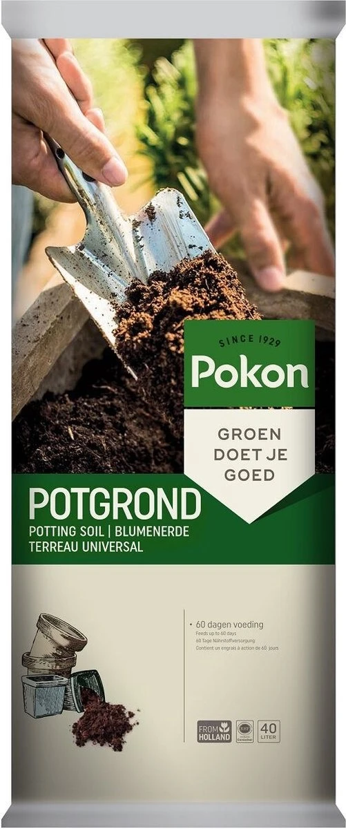 Pokon Universele Potgrond - 40l - Voor Binnen En Buiten - 60 Dagen Voeding - Potgrond Universeel - Afbeelding 4