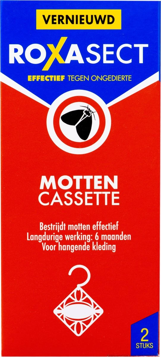 Roxasect - Anti Mottencassette - 6 Maanden Motvrij - 2 Stuks - Afbeelding 3