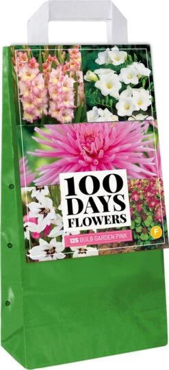 Jub Holland Bloembollen - Garden Pink Mix - Roze En Witte Bloemen - Zomerbloeiend - 125 Stuks In Draagtas
